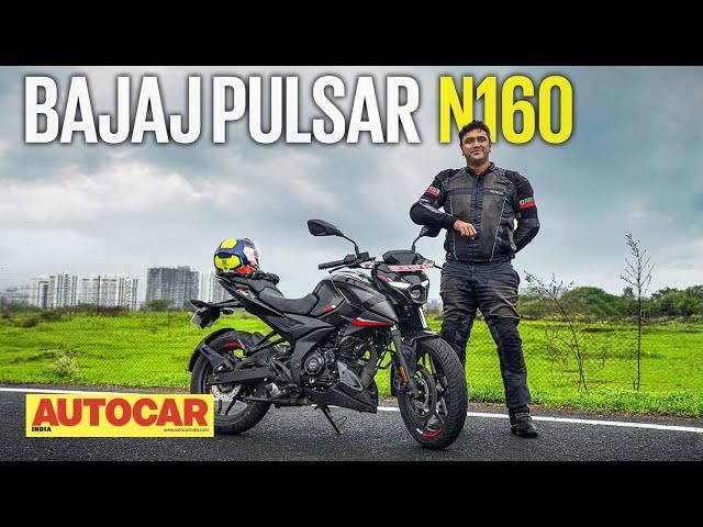 2022 Bajaj Pulsar N160 review - 160 to the power N | First Ride| Autocar India