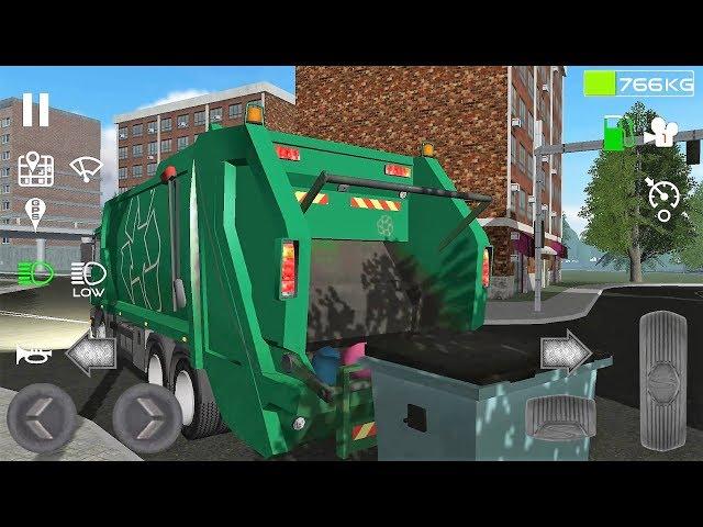 Trash Truck Simulator Android Gameplay