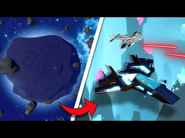 We Had A 1v1 DOGFIGHT Inside An ASTEROID!?