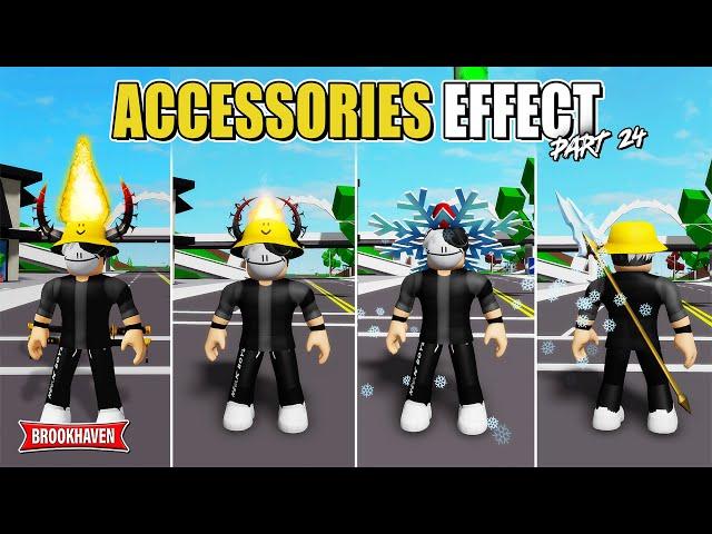 NEW!! 10 ACCESSORIES EFFECT In Brookhaven ID/CODES - Roblox Part 24