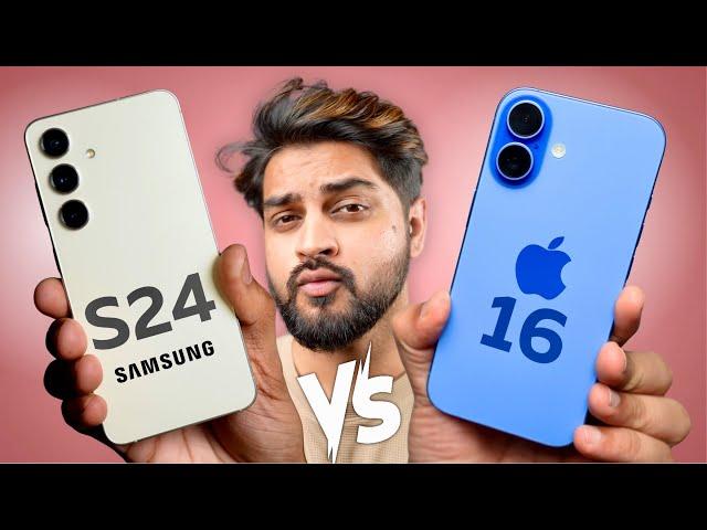 iPhone 16 Vs Samsung Galaxy S24 | King Of The Compact Phones? Mohit Balani