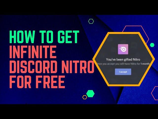 How to get INFINITE Discord Nitro for FREE! - (Working 2023 - 2024)