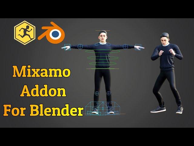 Create Rigged And Animated 3D Character With Mixamo | Blender Addon