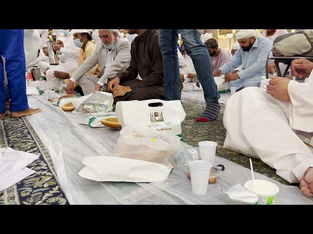 IFTARI inside Masjid Nabawi at Madinah Ramadan | 2022 Iftar Experience