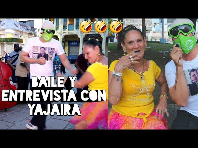 Entrevisto a Yajaira, bailo con ella y se me cae (no es broma) en Plaza Libertad.