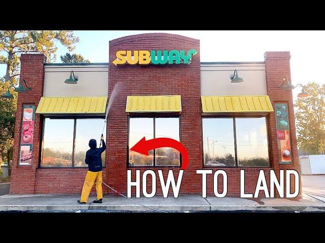 How To Land Commercial Fast Food Pressure Washing Jobs