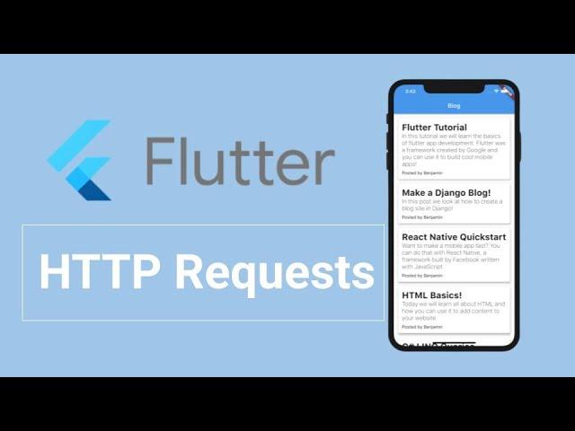 Flutter Tutorial | HTTP Requests (Future Builder)