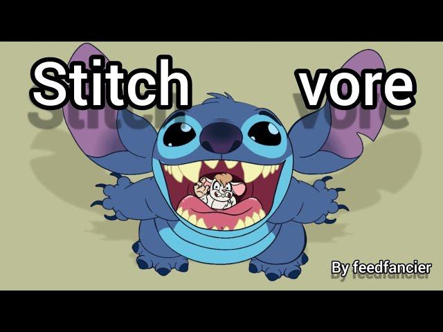 stitch eat mouse vore by feedfancier #[V- ANIM 3]