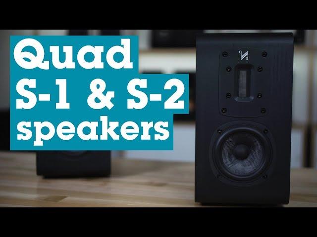 Quad S-1 and S-2 bookshelf speakers | Crutchfield