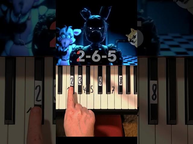 Afton Family FNAF Piano Tutorial #shorts