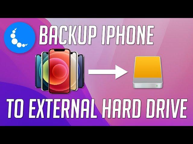 Backup your iPhone (or iPad) on External Hard Drive [No 3D Party Software] - Step by Step