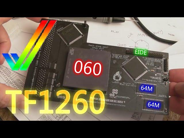 Commodore Amiga TF1260 060 CPU Accelerator + 128MB + EIDE (For the A1200) - TerribleFire