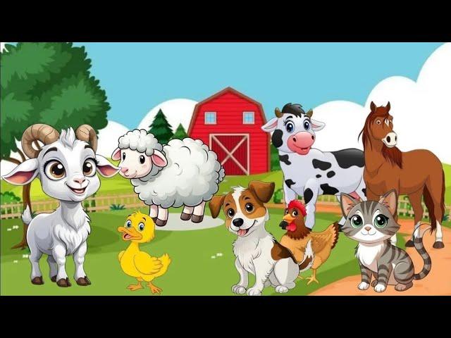 "Animal Sounds Song | Fun Learning for Kids with Animal Names & Sounds"