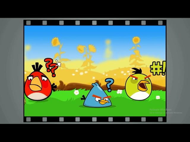 All Cut Scenes | Angry Birds Power Trouble | Funny Angry Birds | New Angry Birds