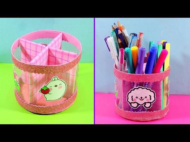 How to Make Pen Holder From Plastic Bottle | DIY Handmade Pen Holder | Easy Pen Holder Idea