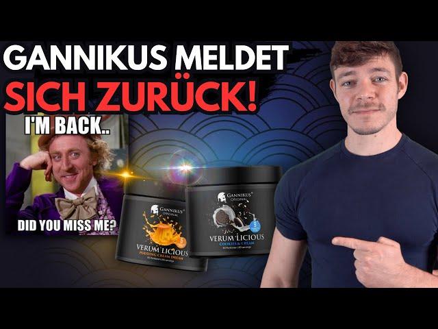 GANNIKUS is back! VERUM LICIOUS Geschmackspulver im Test! | Fitness Food Corner