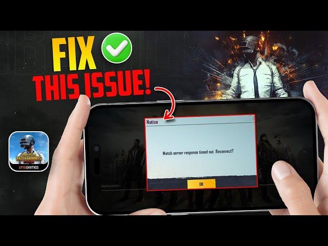 How to Fix Match Server Response Timeout Please Check Your Network Error in PUBG Mobile