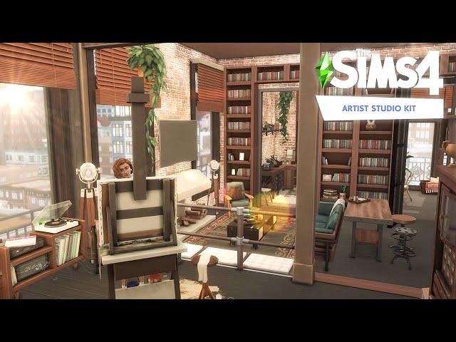 ARTIST STUDIO APARTMENT | The Sims 4  Artist Studio Kit