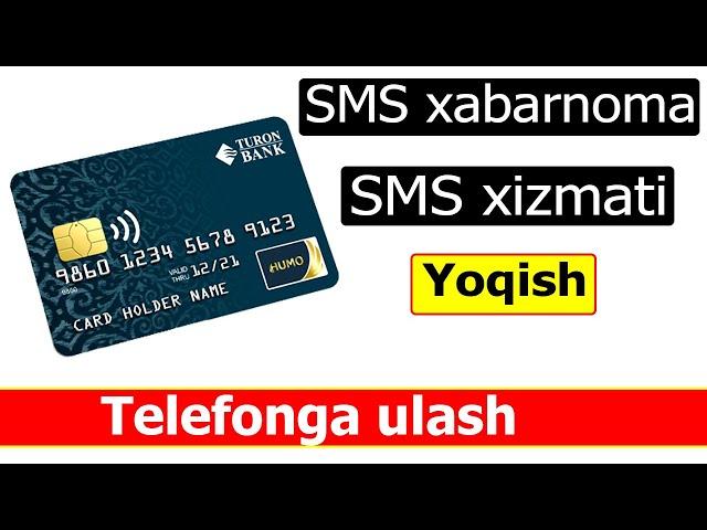 Humo kartasi sms xabarnoma yoqish ?