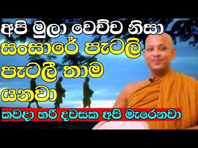 මේ සංසාරේ මම කරපුවාට විපාක ලැබෙනවා | ven.boralle kovida thero | bana katha | bana | budu karuna