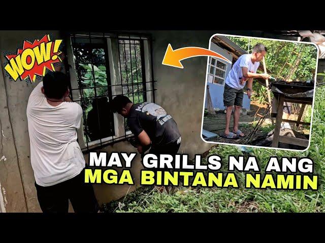 UPDATE SA BAHAY NAMIN SA MINDANAO: ANG PAG LAGAY NG GRILLS SA BINTANA