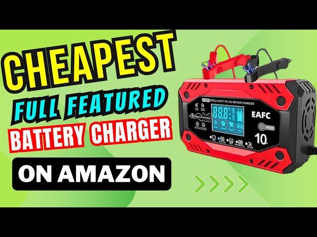 Cheapest 10 Amp Battery Charger & Maintainer on Amazon, Better than Harbor Freight Viking Charger