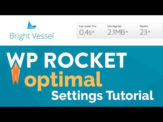 WP Rocket Optimal Settings Tutorial | quick tutorial