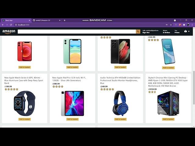 How to Make an AMAZON Clone with REACT JS and Firebase