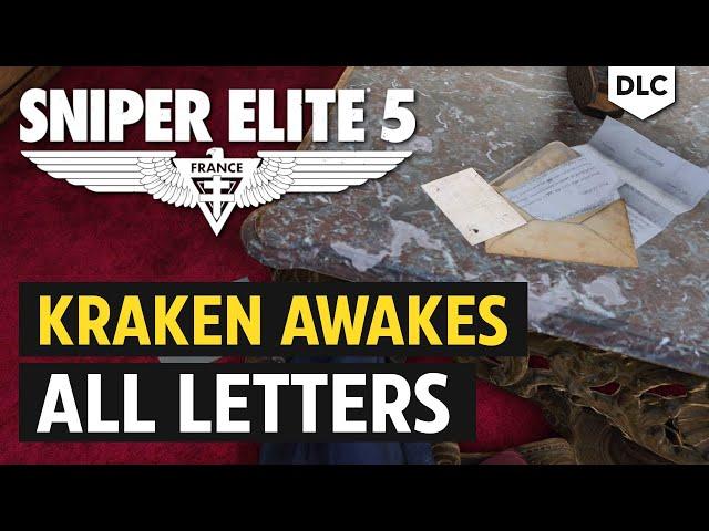 Sniper Elite 5 - Kraken Awakes: All Personal Letter Locations (Letters)