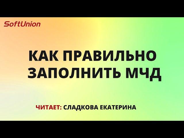 Как правильно заполнить МЧД