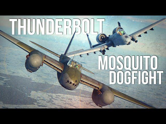 A-10C II Thunderbolt Vs Mosquito Dogfight | Digital Combat Simulator | DCS |