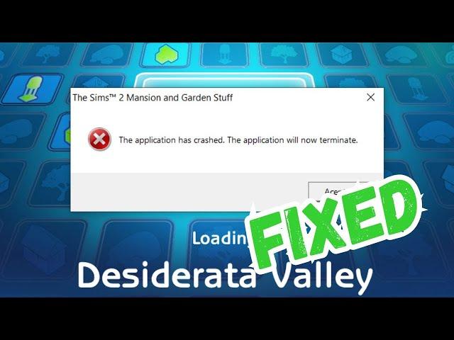How to fix The Sims 2 crashing when launching on Windows 10 with Graphics Rules Maker