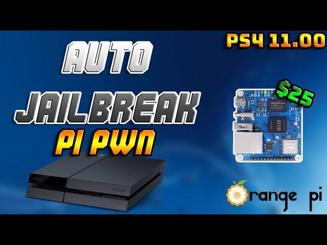 Auto Jailbreak the PS4 v11.00 with a Orange Pi Zero3 (Rerecorded)