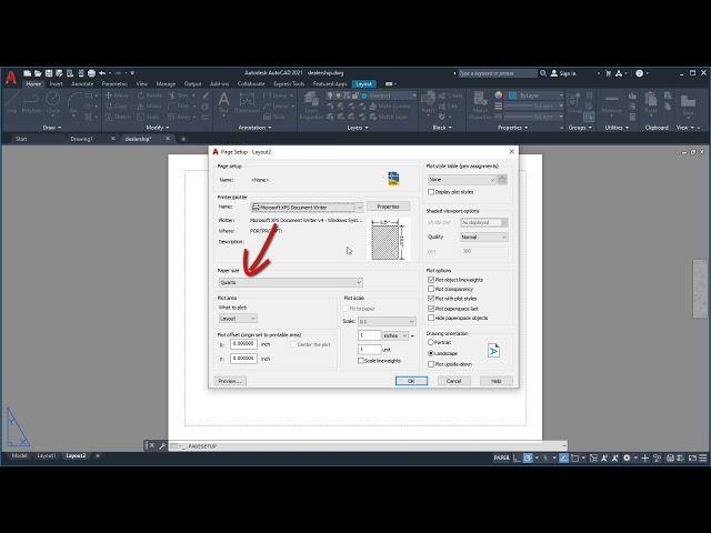 AutoCAD | Plot a Drawing Layout