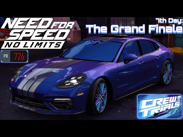 [Need For Speed: No Limits] Crew Trials: Porsche Panamera Turbo (2017) - 7th Day: The Grand Finale