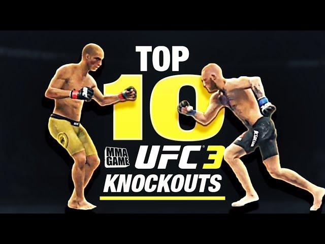 EA SPORTS UFC 3 - TOP 10 UFC 3 KNOCKOUTS - Community KO Video ep. 3