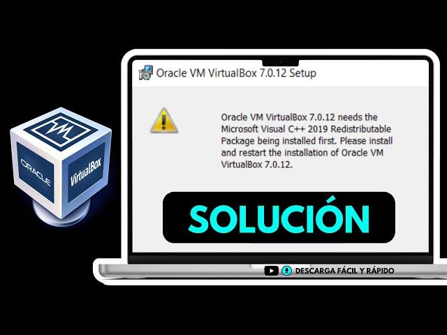 Oracle VM VirtualBox Needs the Microsoft Visual C++ Redistributable Package Being Installed First