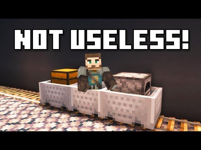 6 Creative Uses for Furnace Minecarts in Minecraft