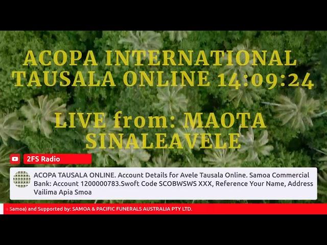 A Talkback Show about the Current Affairs of Samoa and the Pacific Islands.