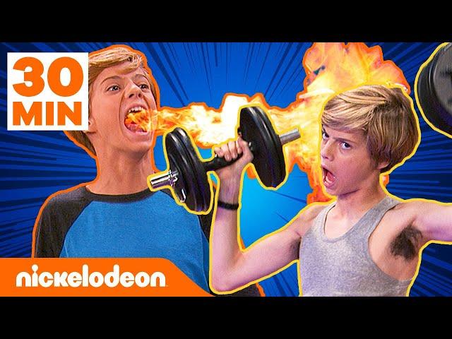 Henry Danger | 30 MINUTOS das transformações mais MALUCAS! | Nickelodeon em Português