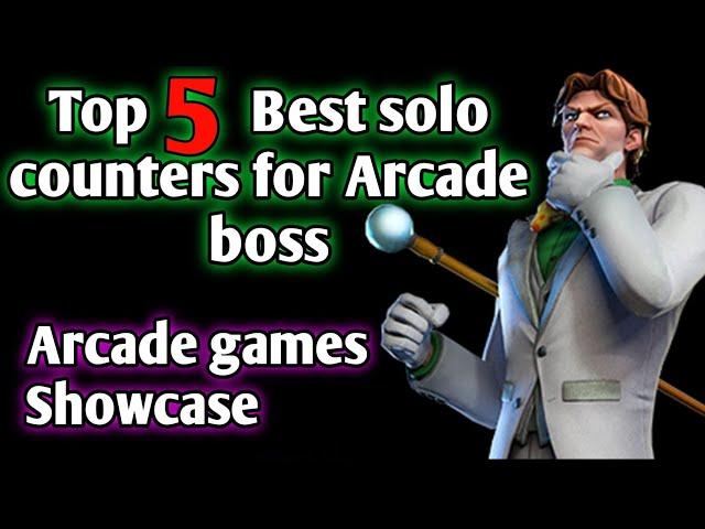 Top 5 Best and easiest counters for Arcade boss / Arcade games Showcase MCOC