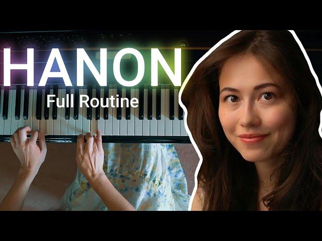 Everyone should do this Hanon Routine EVERYDAY - how to warm up like a pro