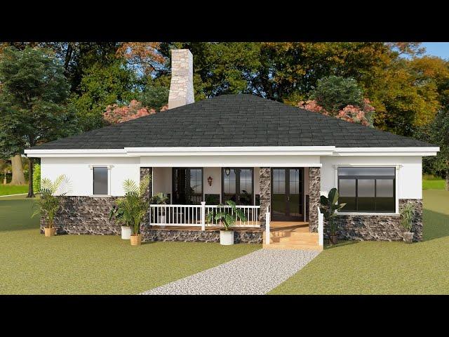 INCREDIBLE 3 Bedroom House Design With Floor Plan