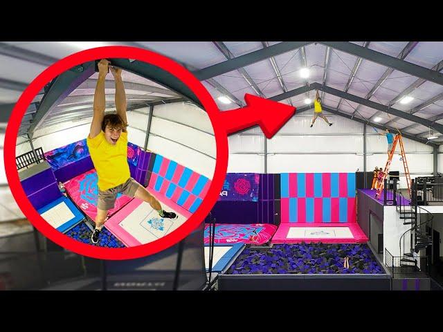 I Hired Pro Athletes To Test My Trampoline Park!