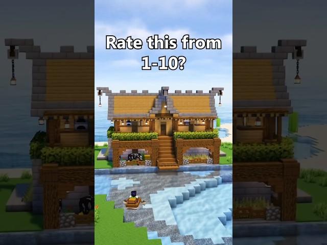 Fisherman house in Minecraft#foryou #minecraft #gaming #games #creative #short #shortfeed #gameplay