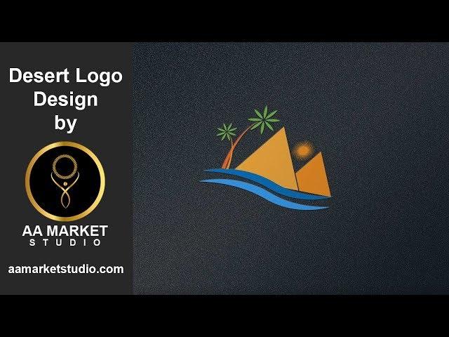 Desert Logo Design By AA Market Studio