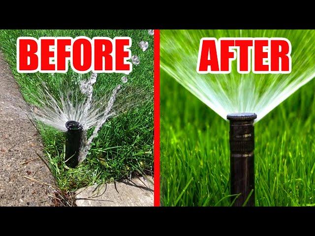 Sprinkler Repair Quick and Easy