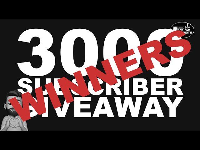 3000 Subscriber Giveaway Winner - Did the Wheel Pick You?