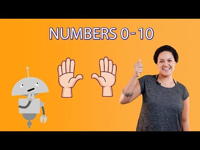 ASL: Numbers 0-10