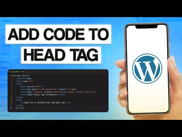 How To Add Code To Head Tag In Wordpress 2024 (Step-by-Step)